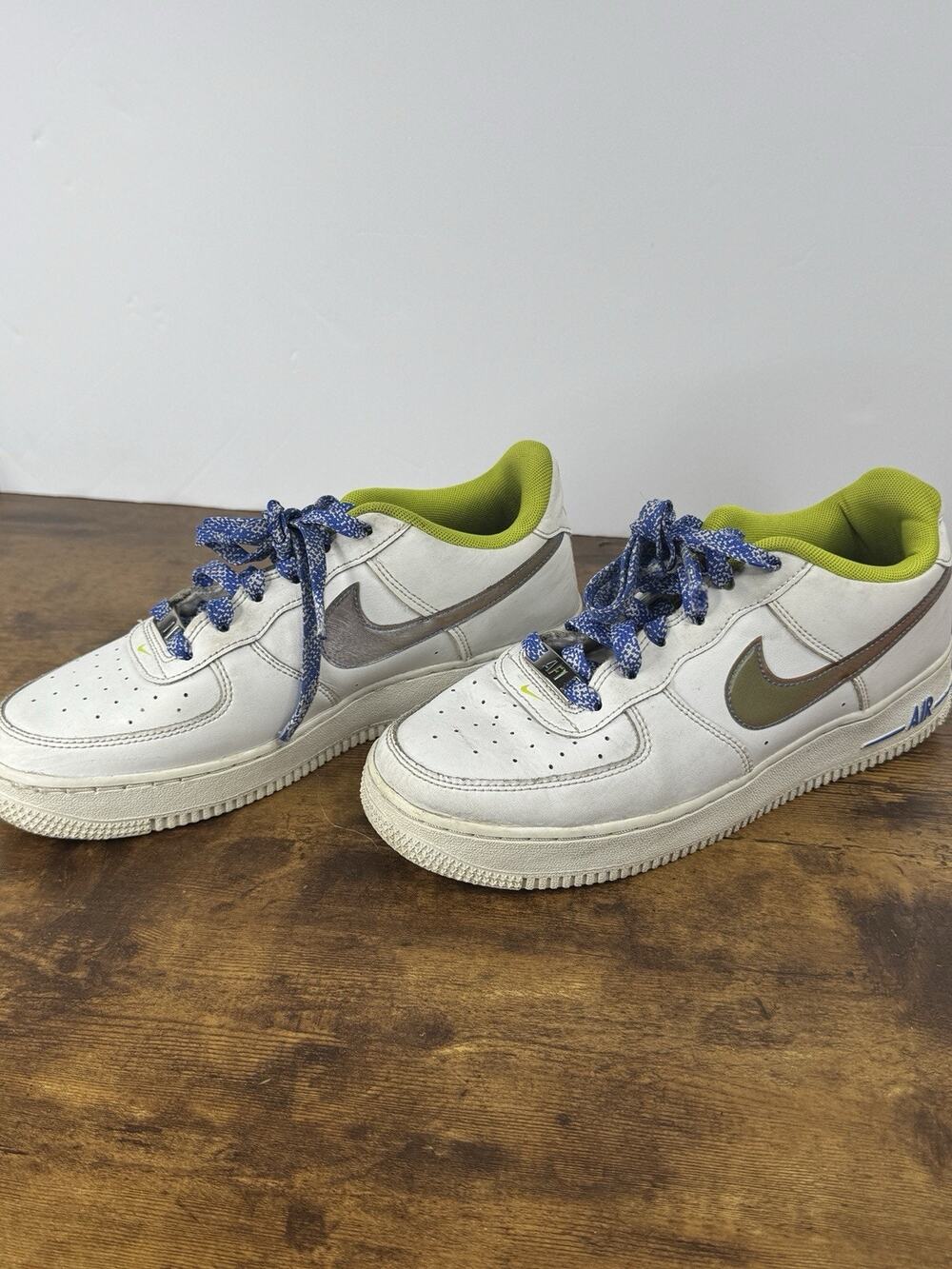 Nike Air Force 1 LV8 GS 7Y Womens 8.5 White Multi Color Shift DQ7767-100